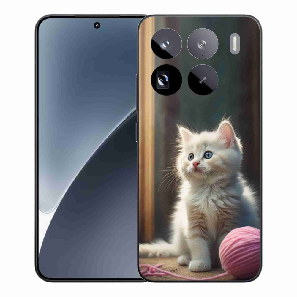 Gelový kryt mmCase na Xiaomi 15 Pro - bílé kotě 2