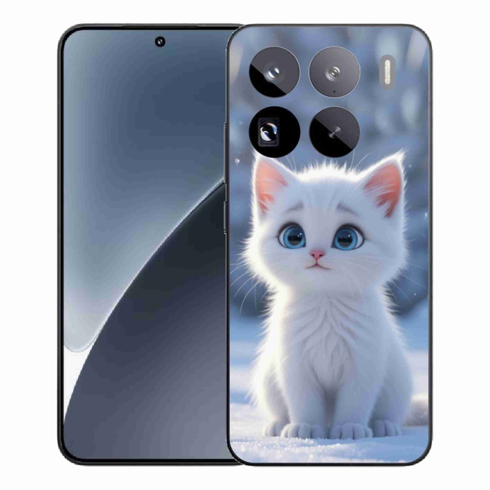 Gelový kryt mmCase na Xiaomi 15 Pro - bílé kotě 3
