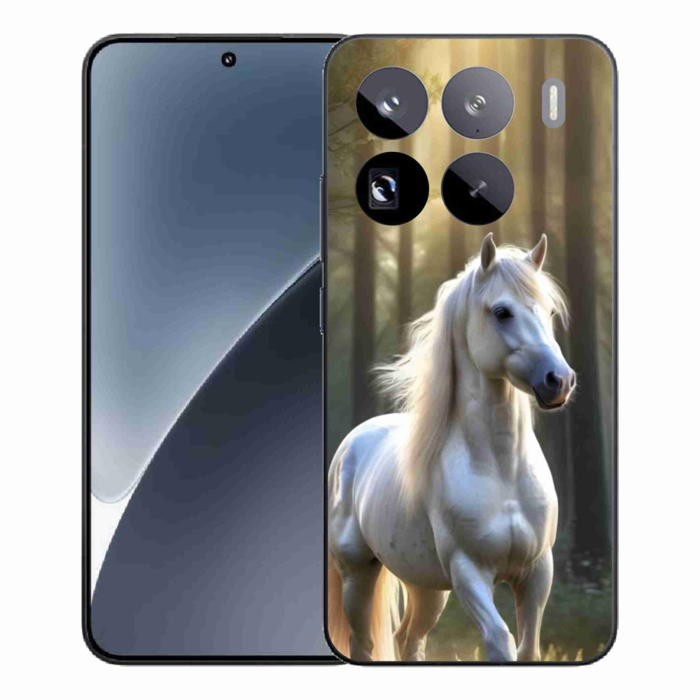 Gelový kryt mmCase na Xiaomi 15 Pro - bílý kůň 3