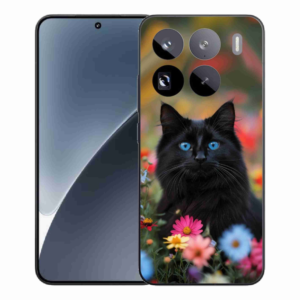 Gelový kryt mmCase na Xiaomi 15 Pro - černé kotě 4