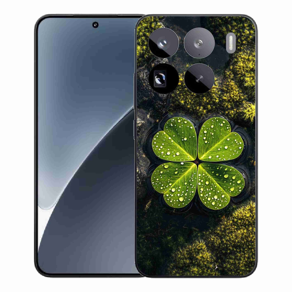 Gelový kryt mmCase na Xiaomi 15 Pro - čtyřlístek