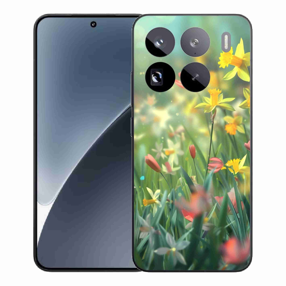 Gelový kryt mmCase na Xiaomi 15 Pro - jarní květy