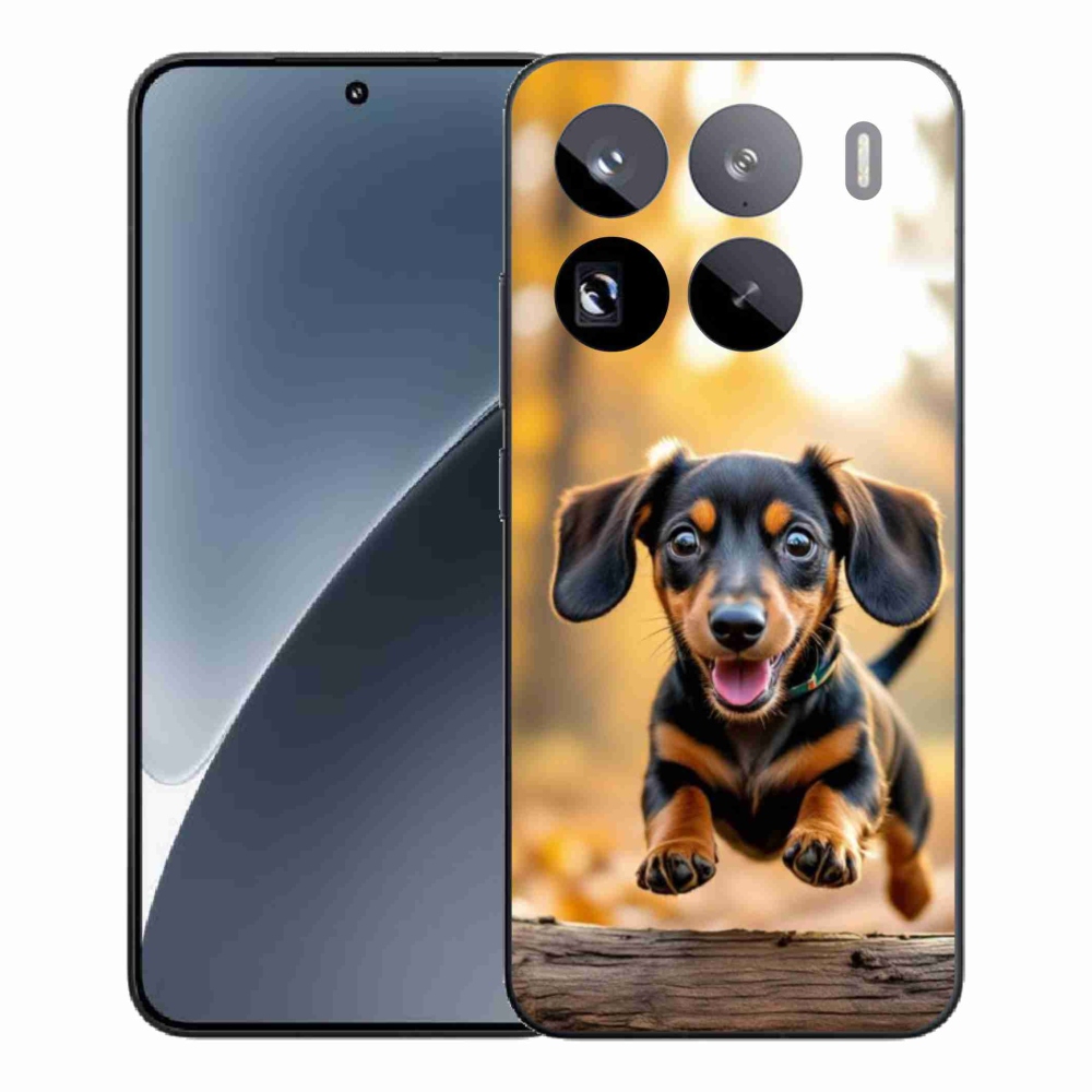 Gelový kryt mmCase na Xiaomi 15 Pro - jezevčík 2