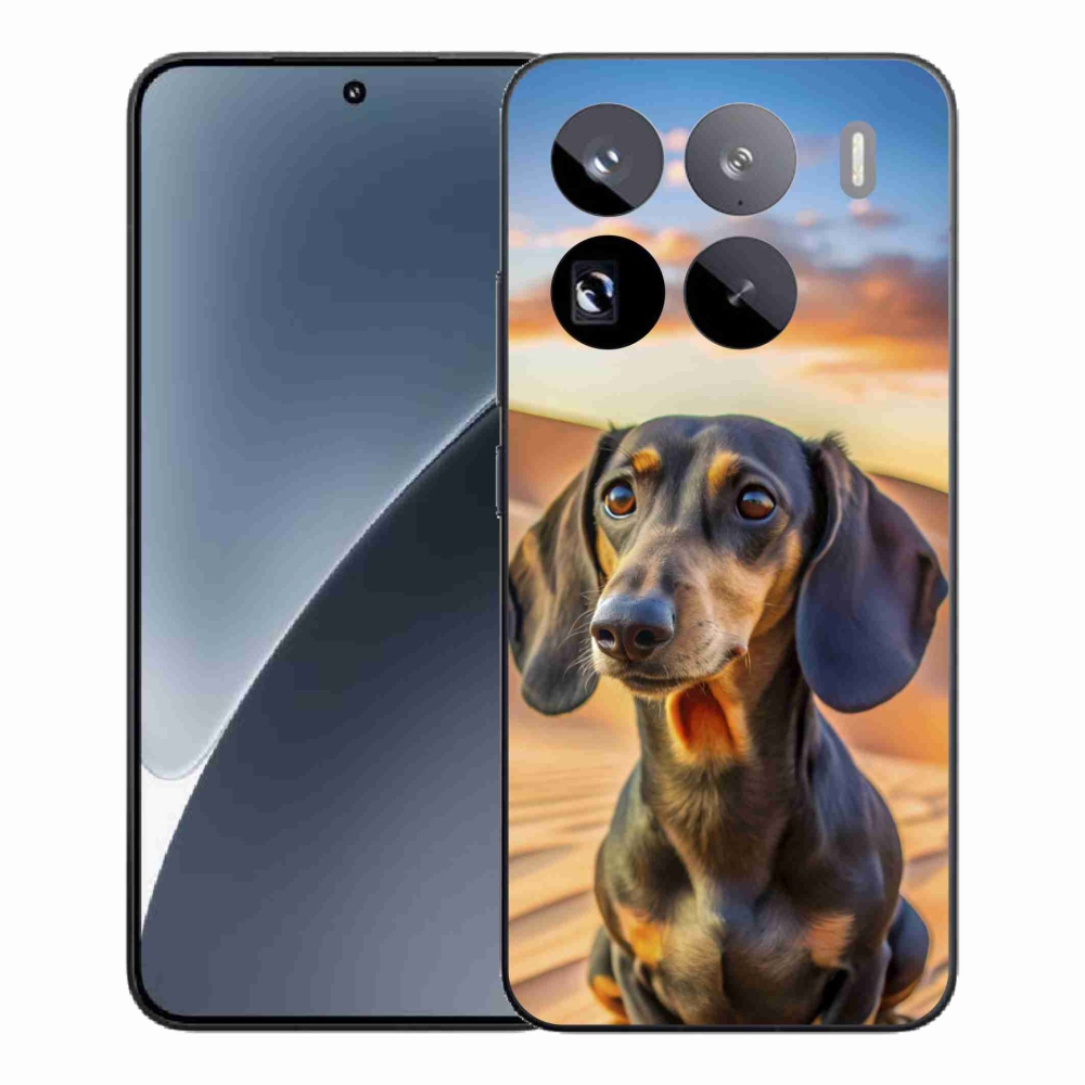 Gelový kryt mmCase na Xiaomi 15 Pro - jezevčík 3 