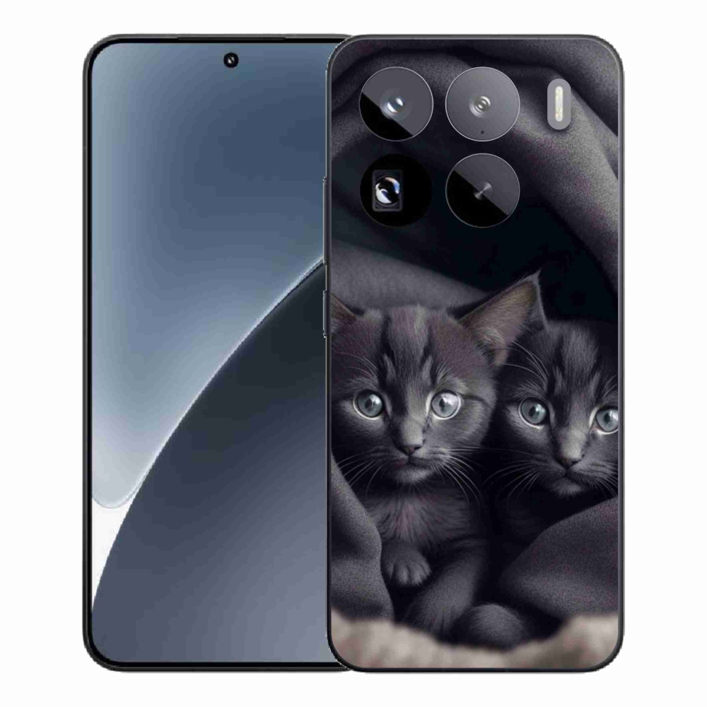 Gelový kryt mmCase na Xiaomi 15 Pro - kočičí duo