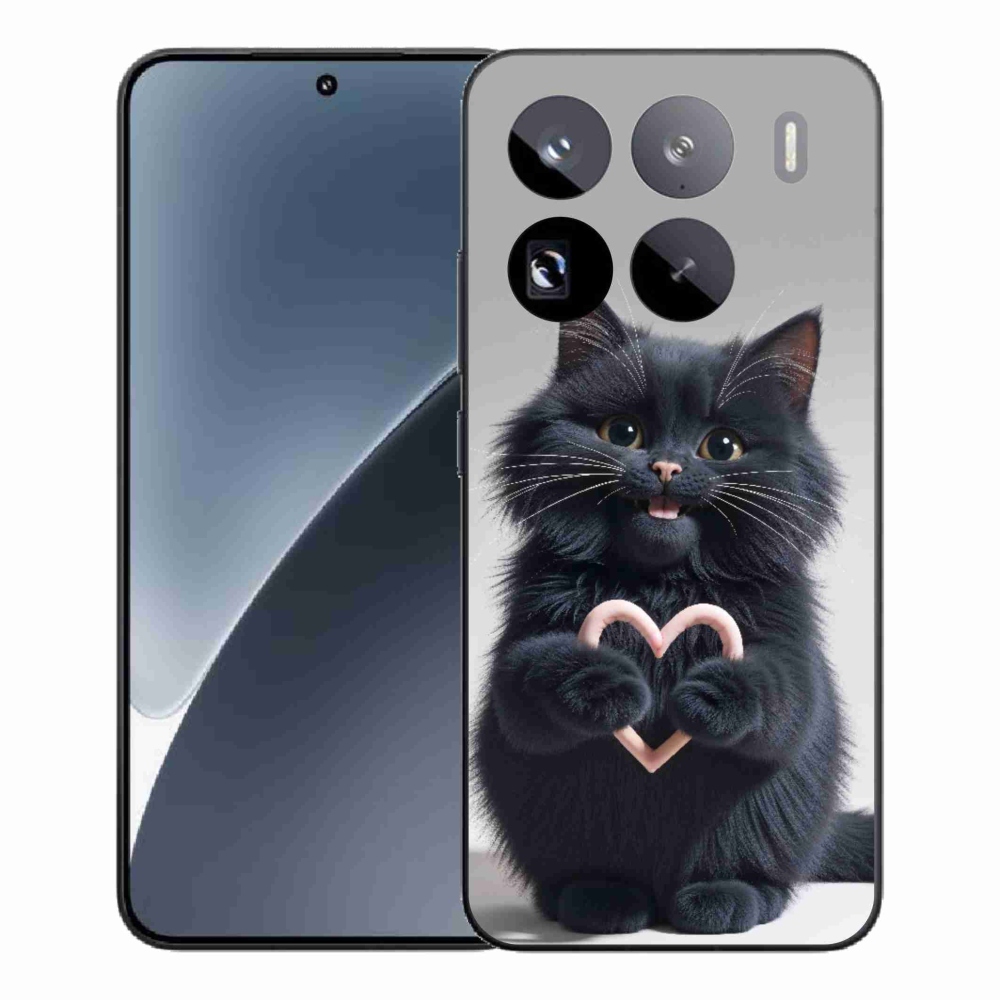 Gelový kryt mmCase na Xiaomi 15 Pro - kočičí láska 3