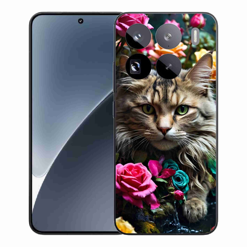 Gelový kryt mmCase na Xiaomi 15 Pro - kočíčí pohled 2