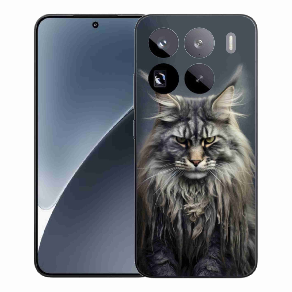 Gelový kryt mmCase na Xiaomi 15 Pro - kočíčí pohled 4