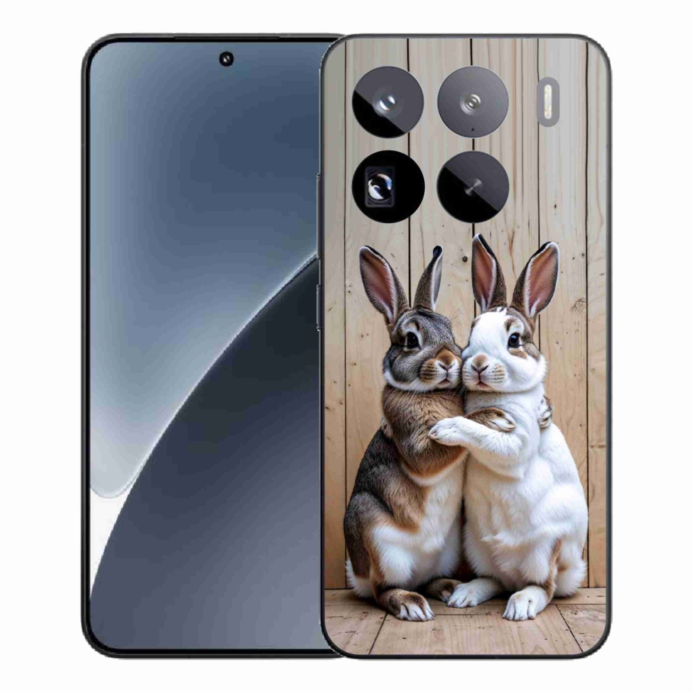 Gelový kryt mmCase na Xiaomi 15 Pro - králičí pár