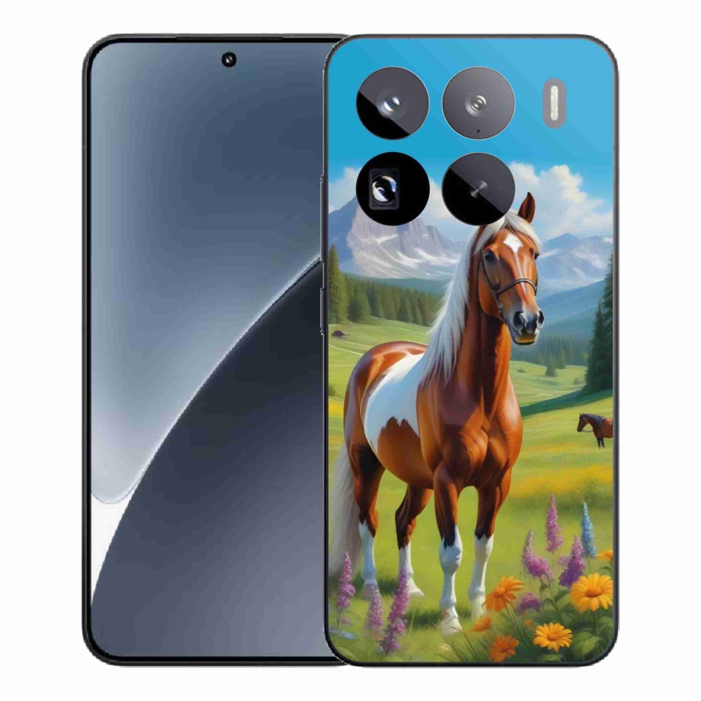 Gelový kryt mmCase na Xiaomi 15 Pro - kůň na louce