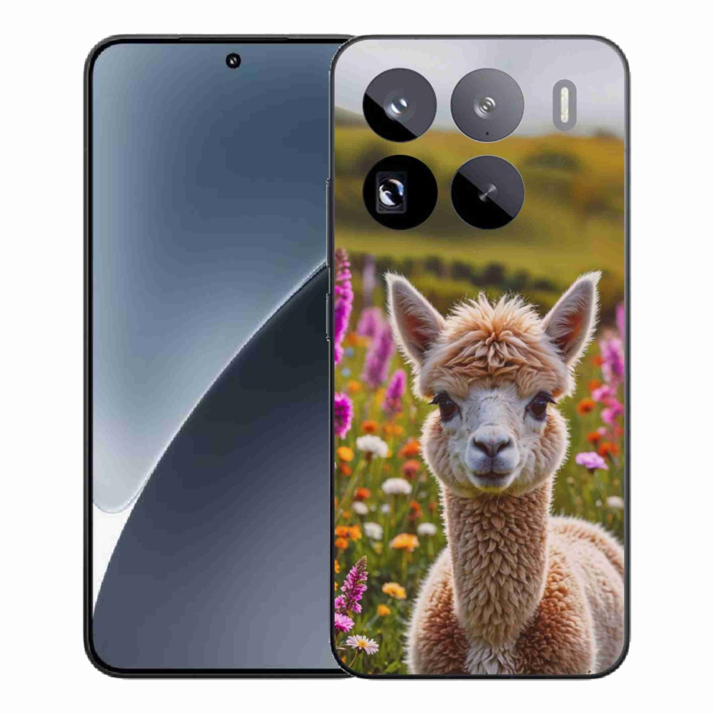 Gelový kryt mmCase na Xiaomi 15 Pro - lama na louce