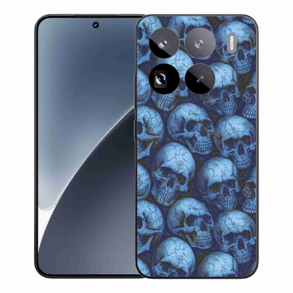 Gelový kryt mmCase na Xiaomi 15 Pro - lebky