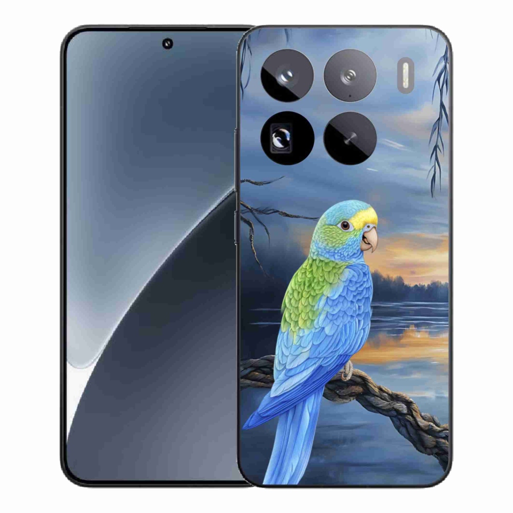 Gelový kryt mmCase na Xiaomi 15 Pro - modrý papoušek
