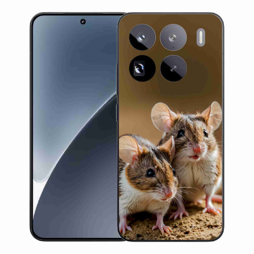 Gelový kryt mmCase na Xiaomi 15 Pro - myší duo