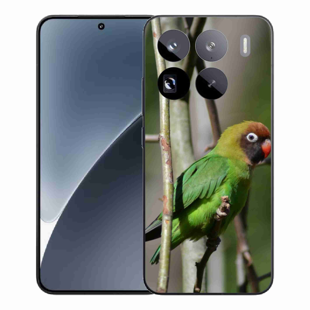 Gelový kryt mmCase na Xiaomi 15 Pro - papoušek agapornis