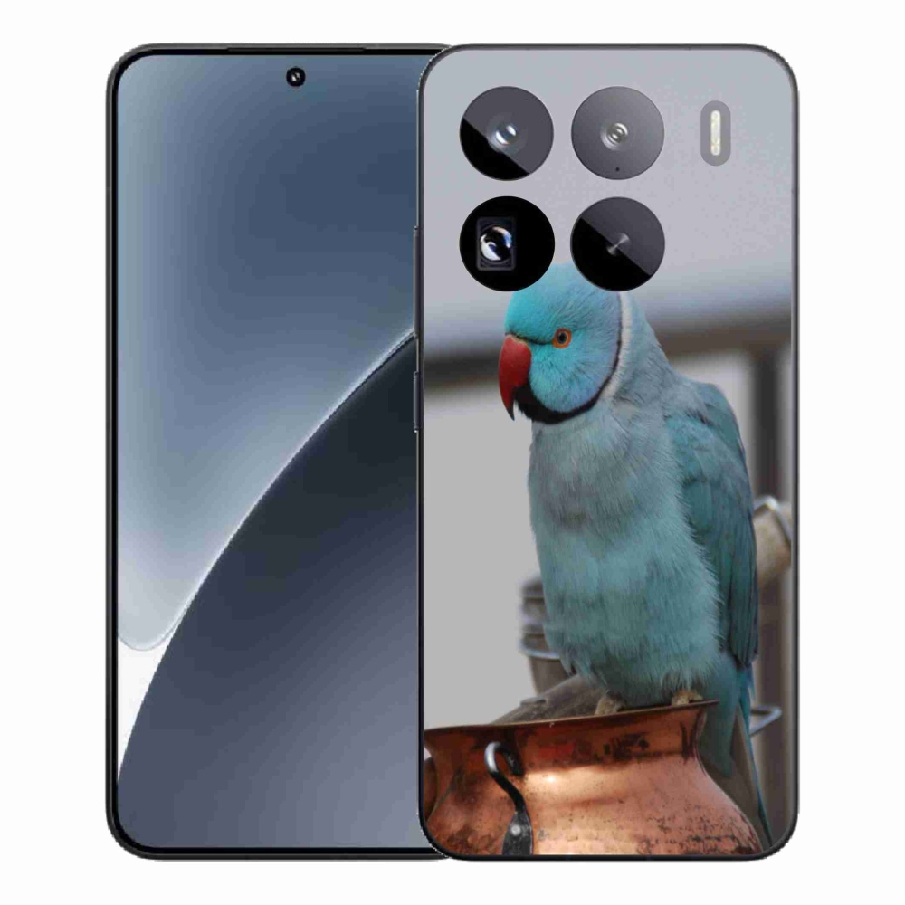 Gelový kryt mmCase na Xiaomi 15 Pro - papoušek alexandr modrý