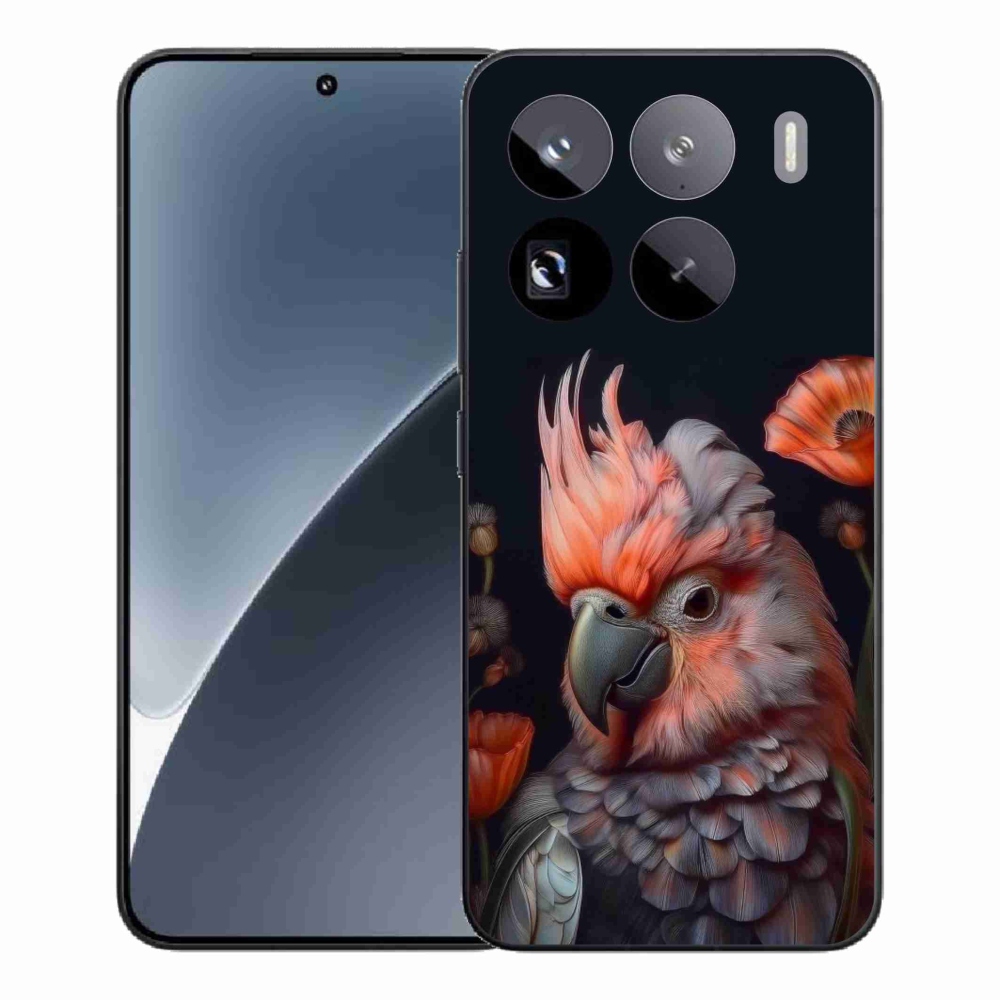Gelový kryt mmCase na Xiaomi 15 Pro - papoušek kakadu v barvách