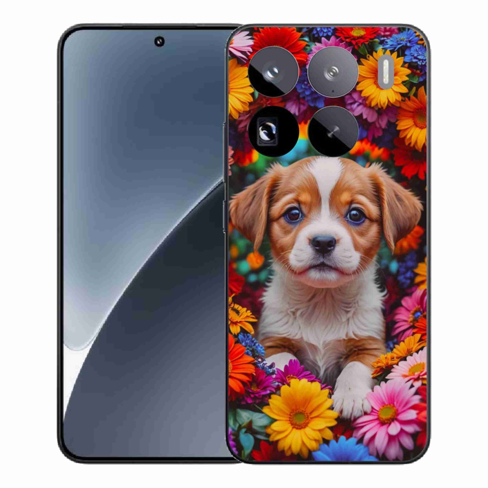 Gelový kryt mmCase na Xiaomi 15 Pro - roztomilé štěně