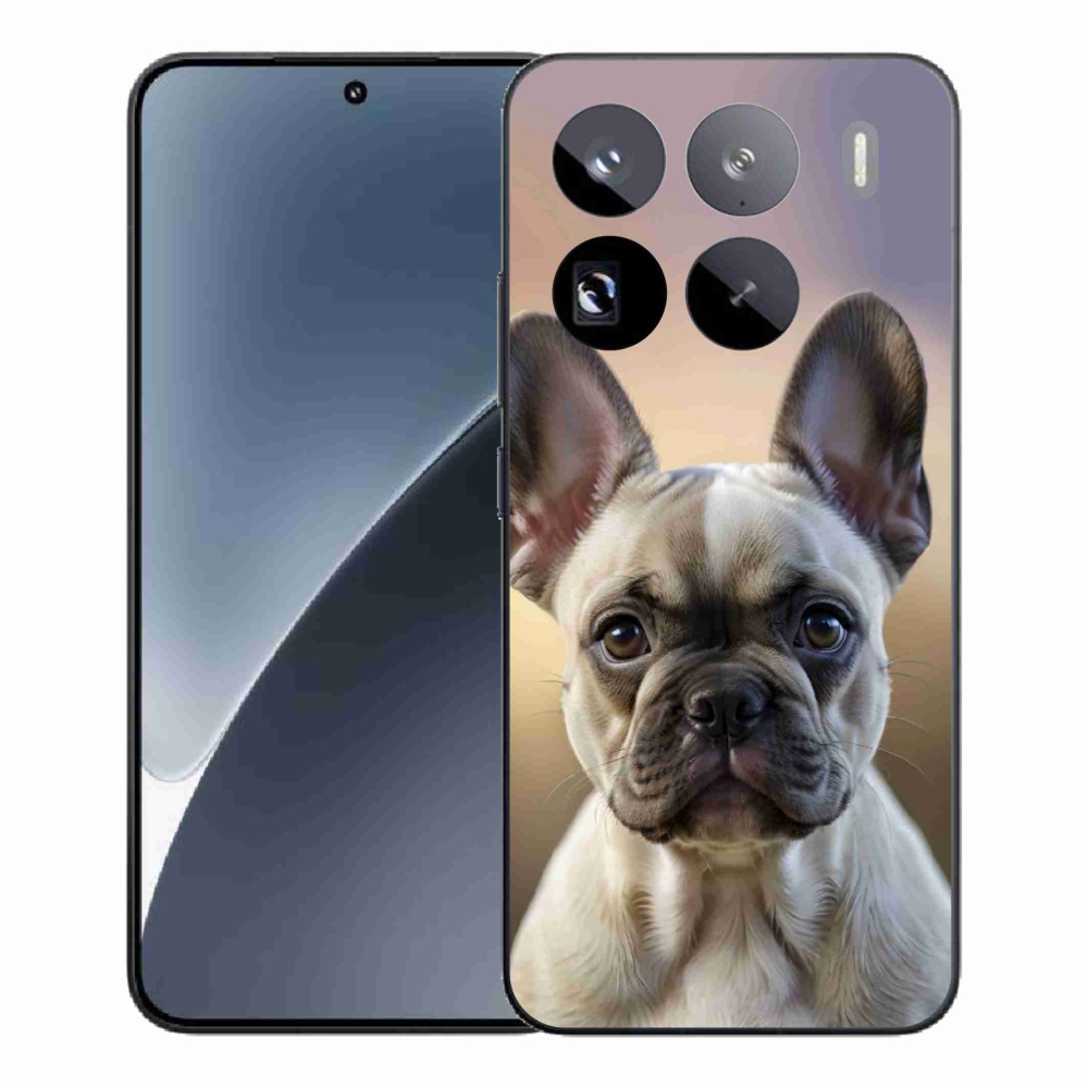 Gelový kryt mmCase na Xiaomi 15 Pro - roztomilý francouzský buldoček