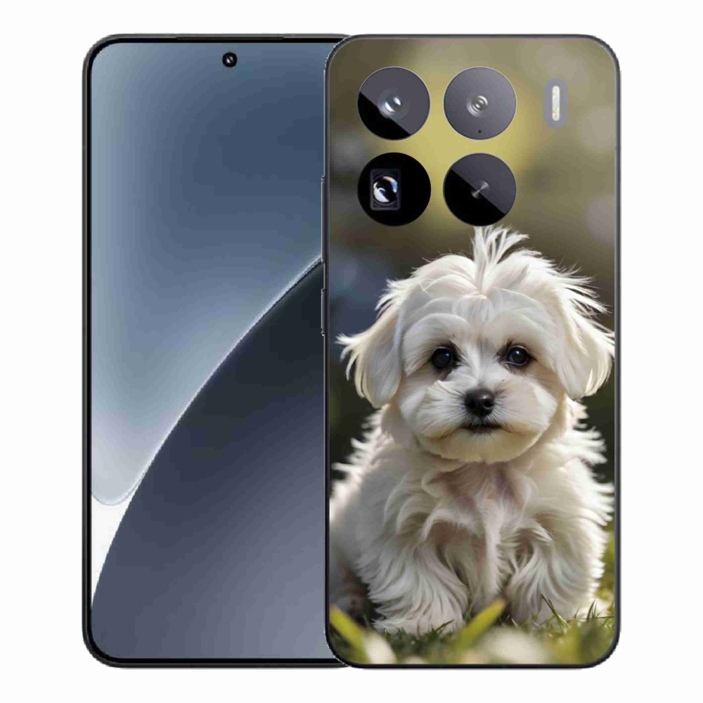 Gelový kryt mmCase na Xiaomi 15 Pro - roztomilý maltézský psík
