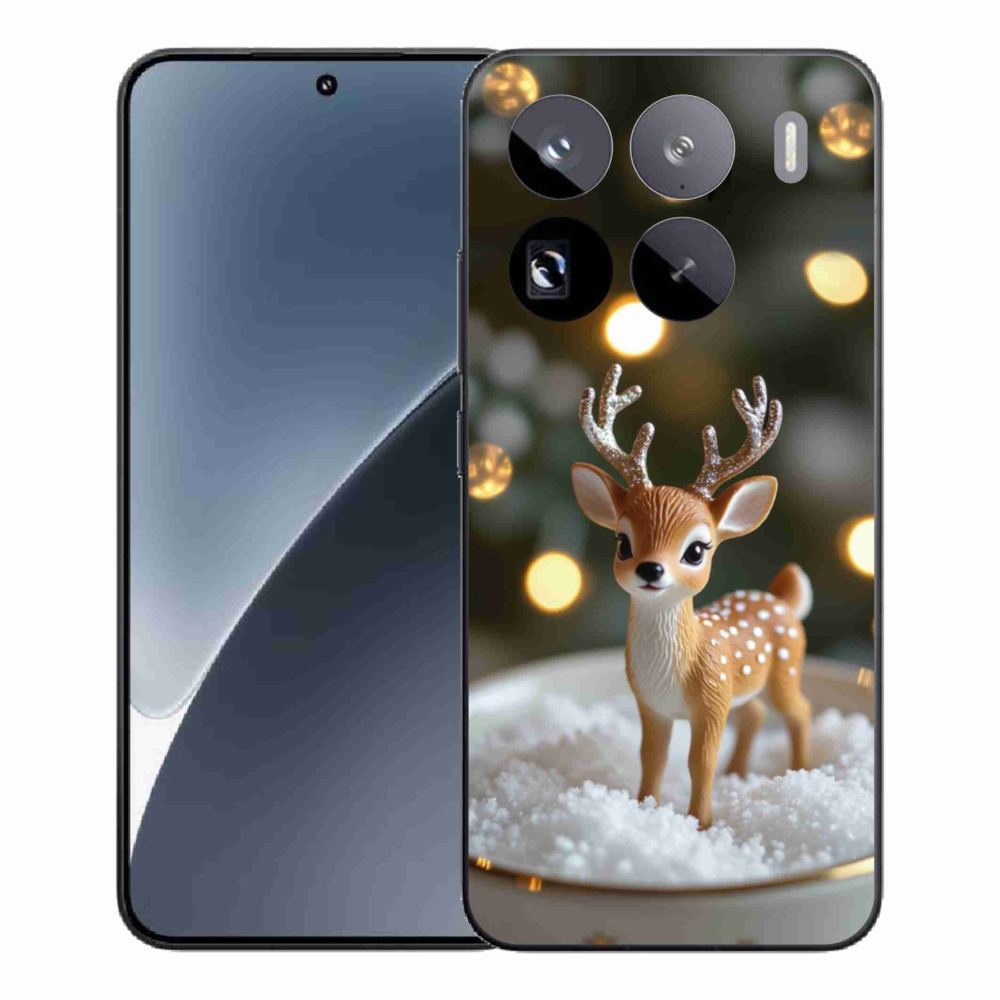 Gelový kryt mmCase na Xiaomi 15 Pro - roztomilý vánoční jelen