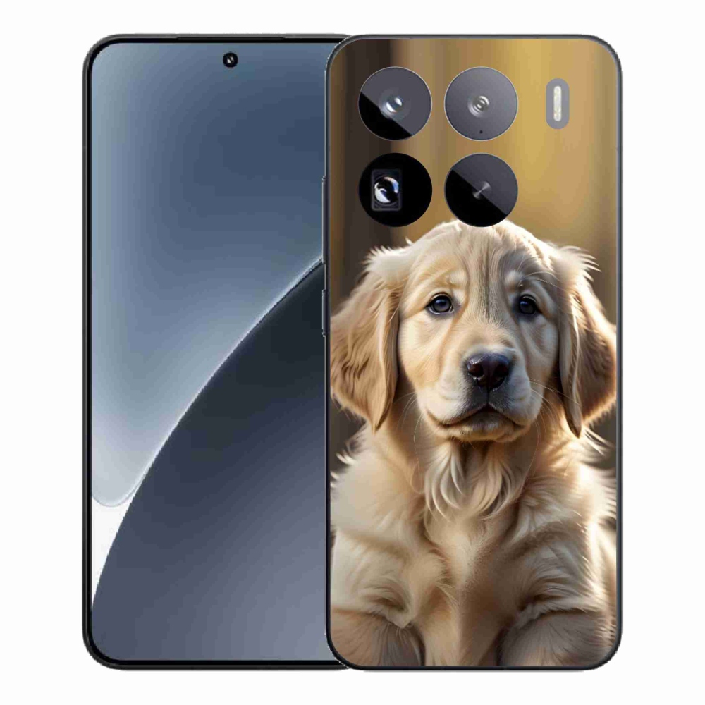 Gelový kryt mmCase na Xiaomi 15 Pro - roztomilý zlatý retrívr