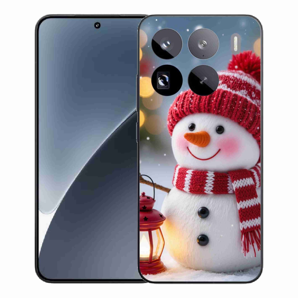 Gelový kryt mmCase na Xiaomi 15 Pro - sněhulák 2