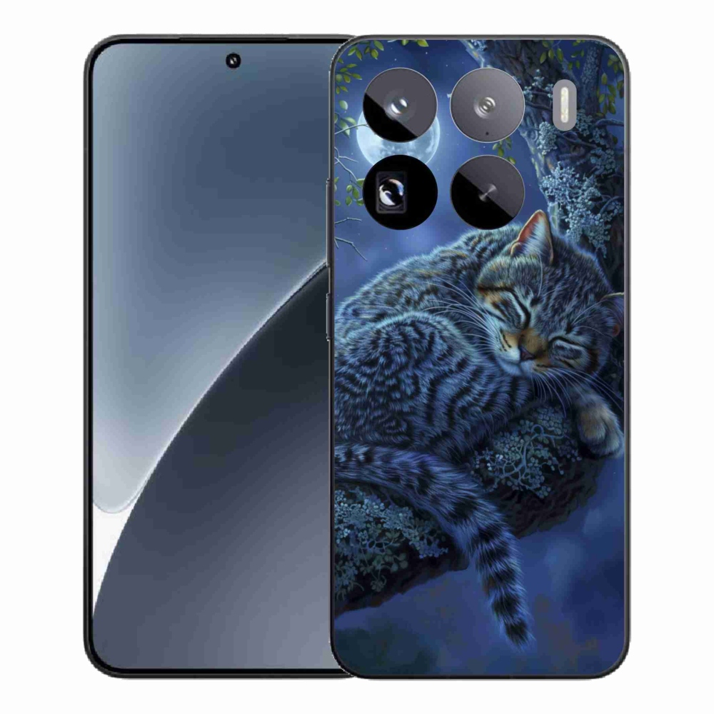 Gelový kryt mmCase na Xiaomi 15 Pro - spící kočka
