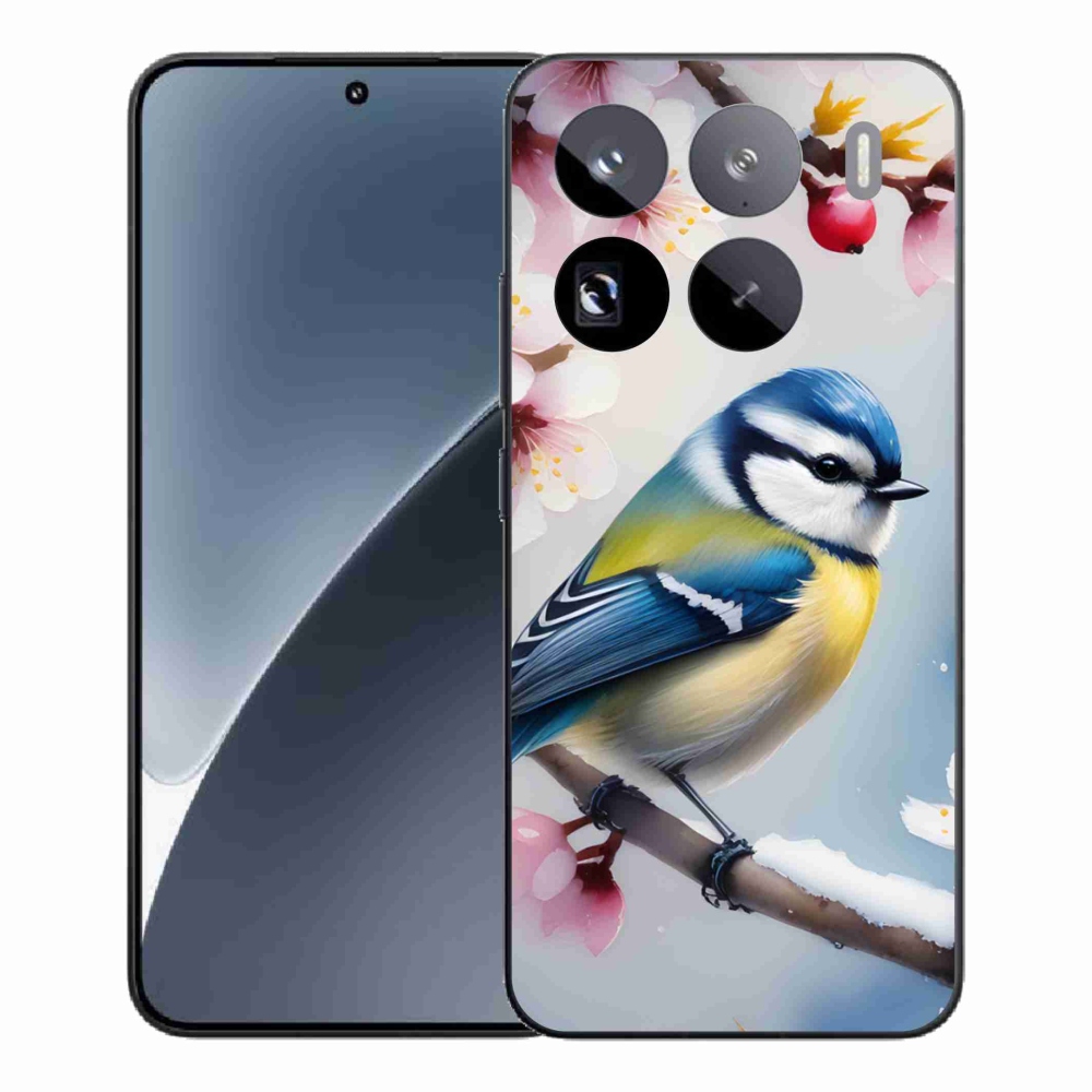 Gelový kryt mmCase na Xiaomi 15 Pro - sýkorka