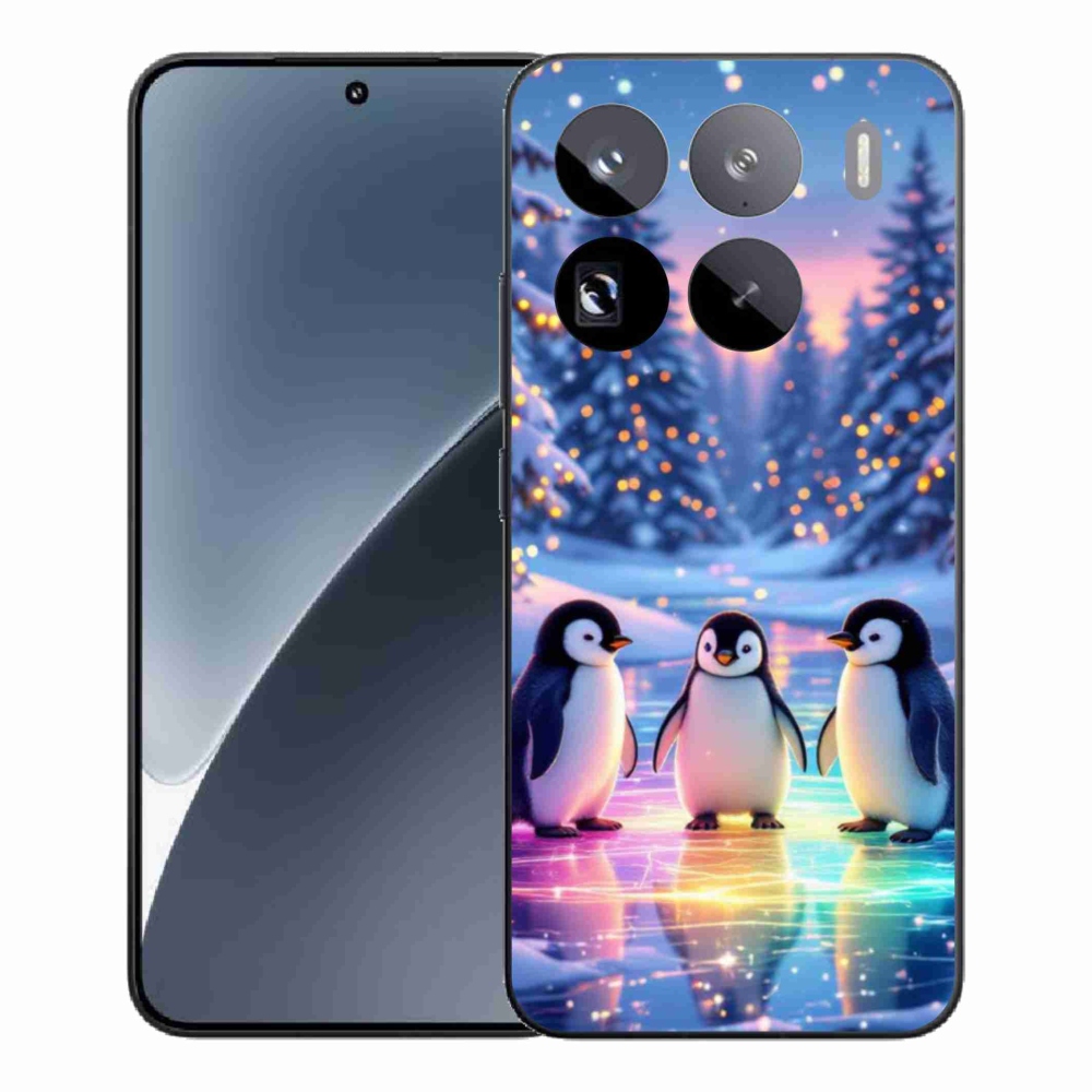 Gelový kryt mmCase na Xiaomi 15 Pro - tučnáci