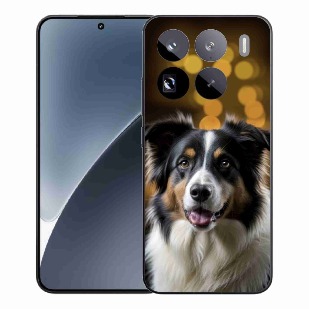 Gelový kryt mmCase na Xiaomi 15 Pro - usměvavý australský ovčák