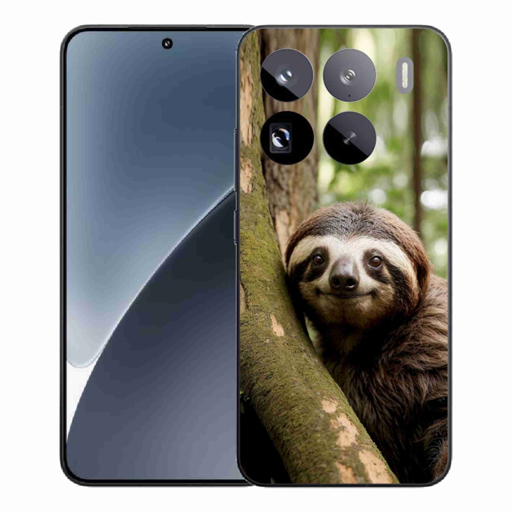 Gelový kryt mmCase na Xiaomi 15 Pro - usměvavý lenochod