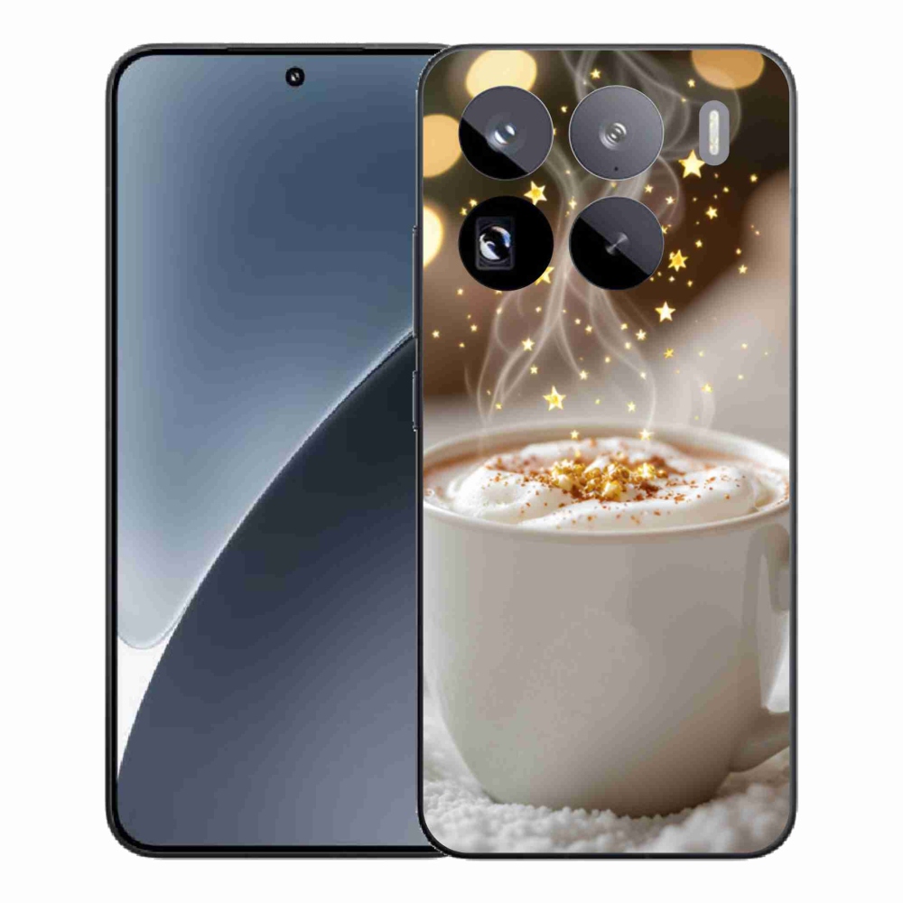 Gelový kryt mmCase na Xiaomi 15 Pro - vánoční horký nápoj