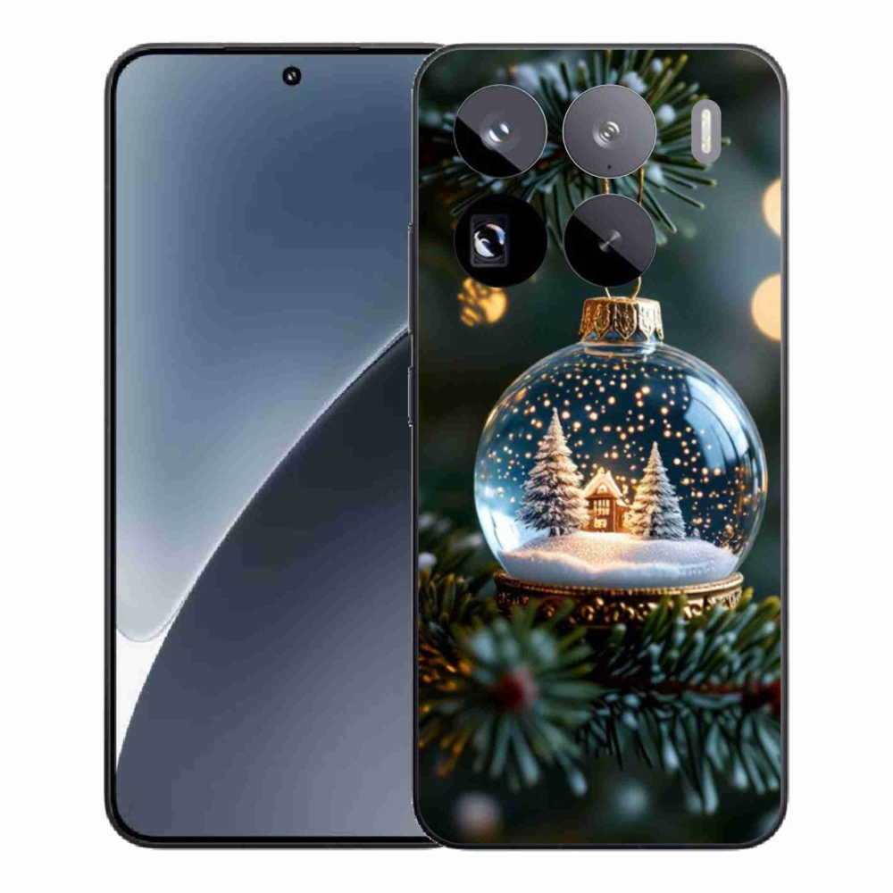 Gelový kryt mmCase na Xiaomi 15 Pro - vánoční koule 2