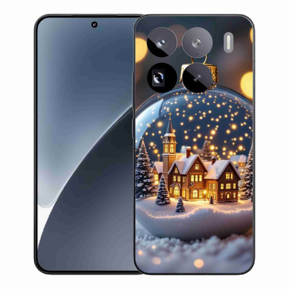 Gelový kryt mmCase na Xiaomi 15 Pro - vánoční koule 4