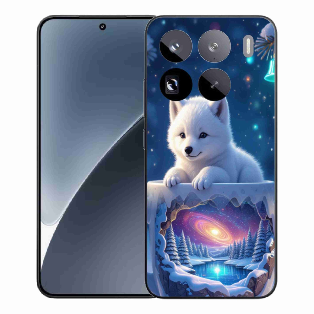 Gelový kryt mmCase na Xiaomi 15 Pro - vánoční štěně