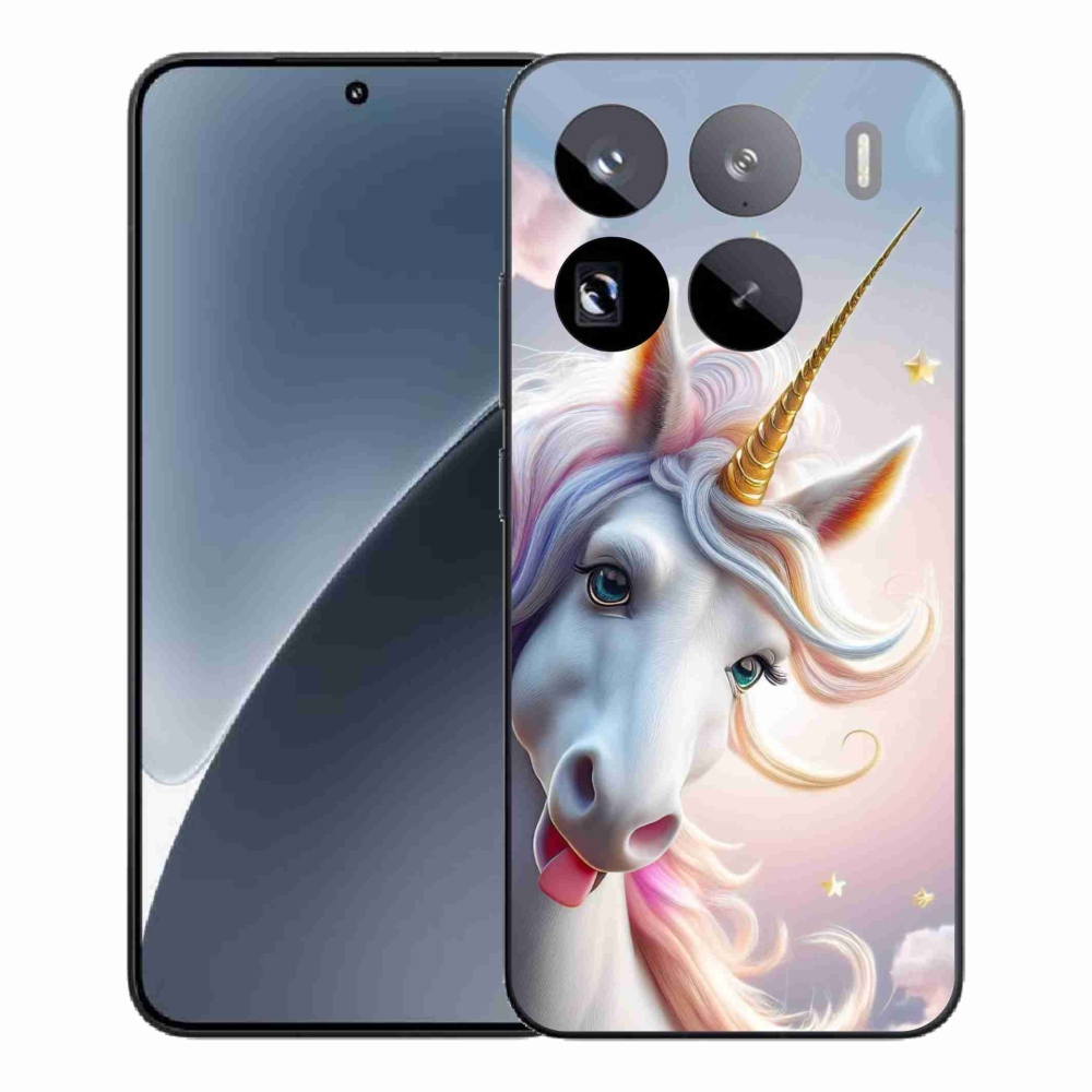 Gelový kryt mmCase na Xiaomi 15 Pro - veselý jednorožec