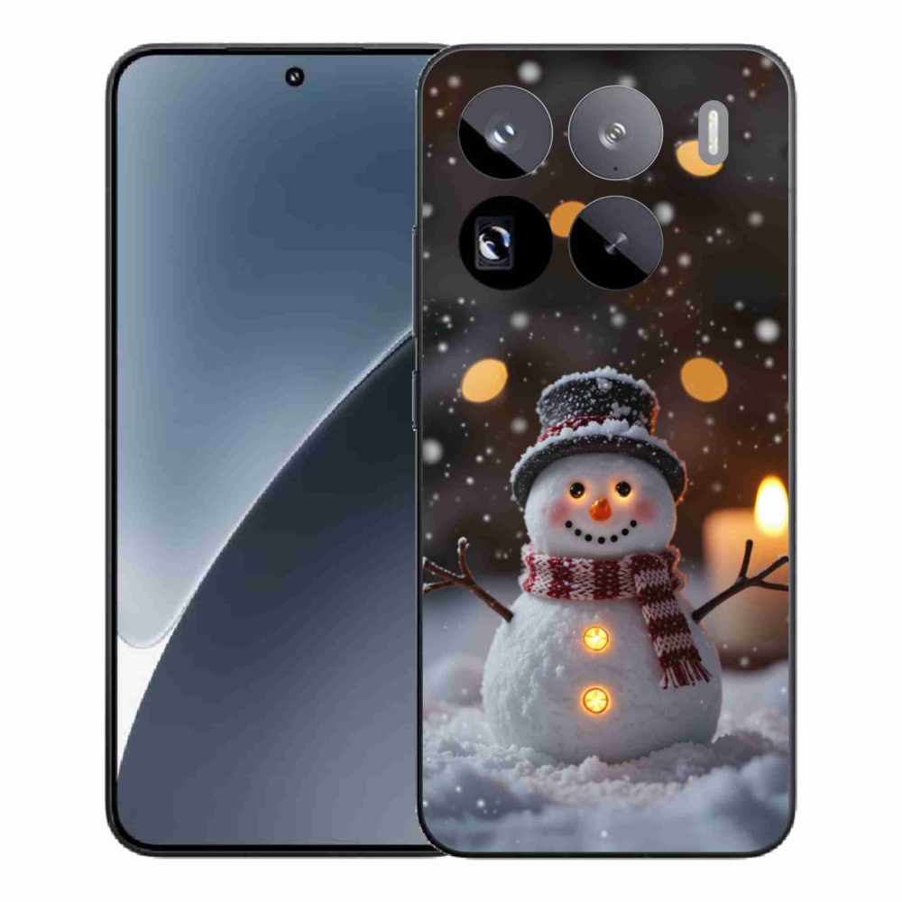 Gelový kryt mmCase na Xiaomi 15 Pro - veselý sněhulák