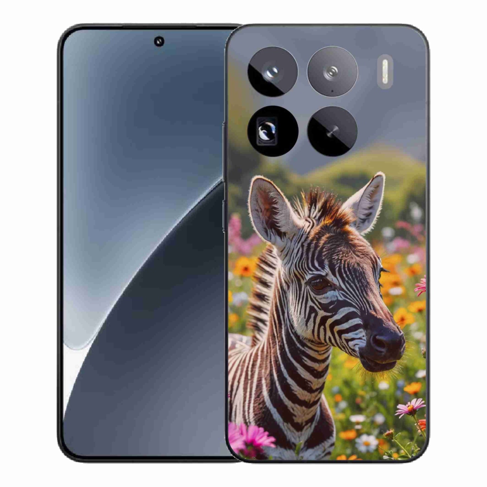 Gelový kryt mmCase na Xiaomi 15 Pro - zebra na louce