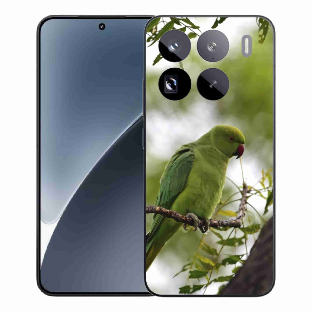 Gelový kryt mmCase na Xiaomi 15 Pro - zelený papoušek