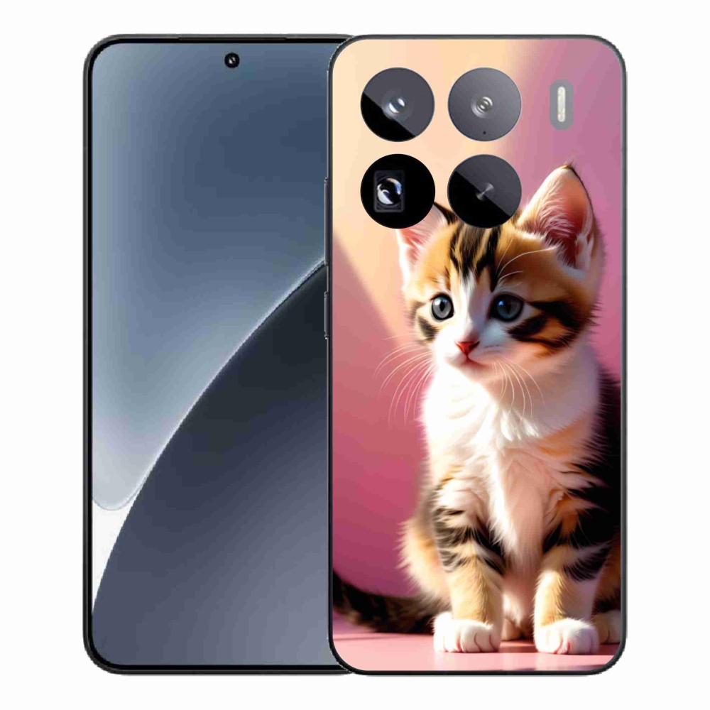 Gelový kryt mmCase na Xiaomi 15 Pro - zvědavé kotě 2