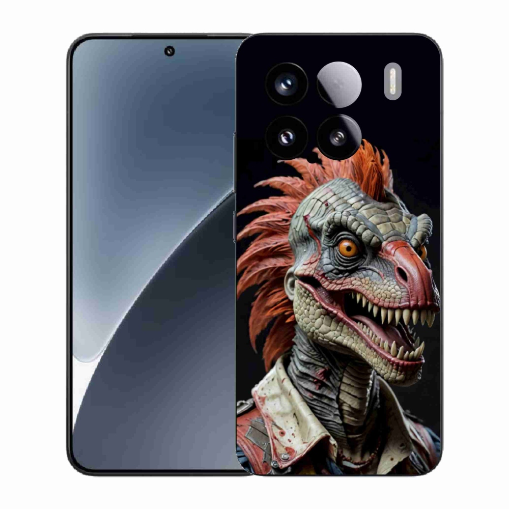 Gelový kryt mmCase na Xiaomi 15 - punk dinosaurus