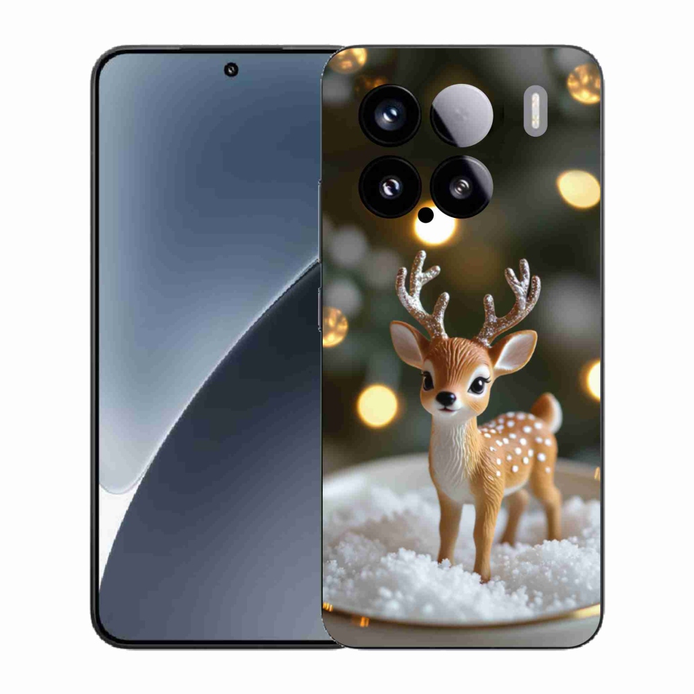 Gelový kryt mmCase na Xiaomi 15 - roztomilý vánoční jelen