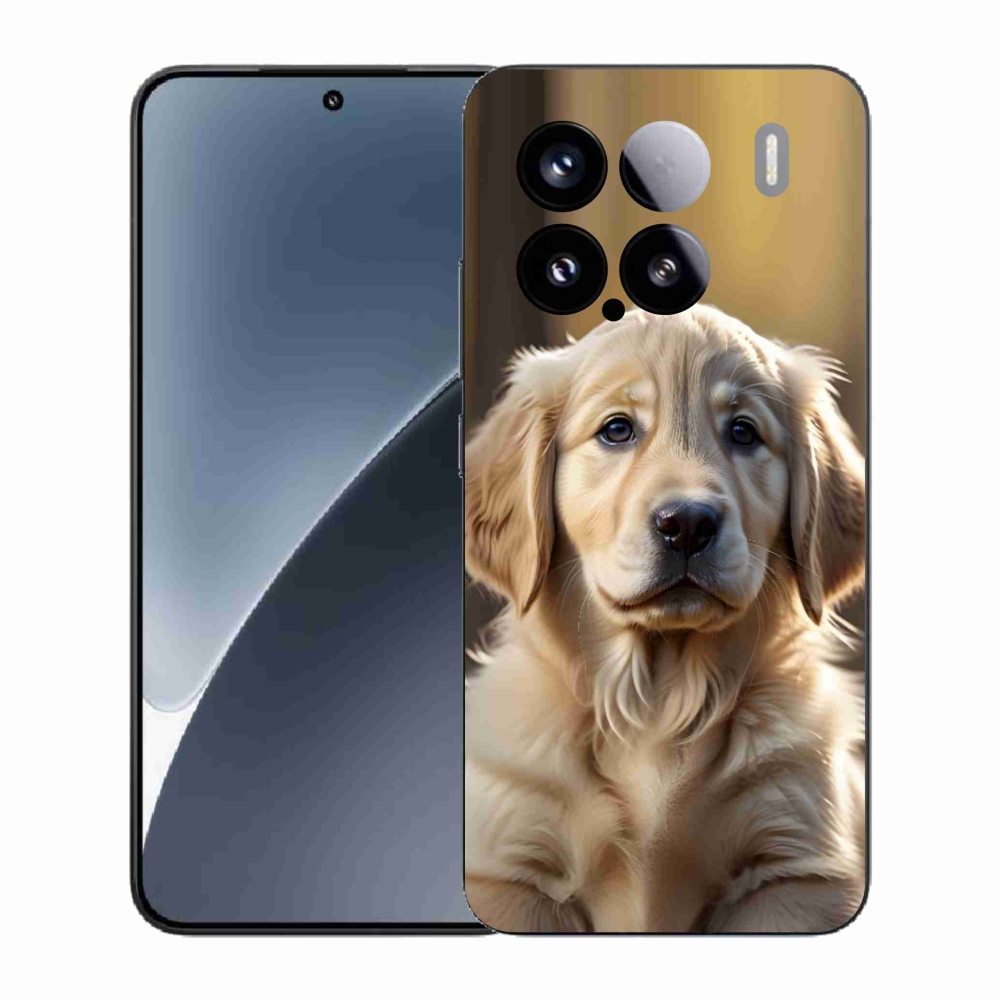 Gelový kryt mmCase na Xiaomi 15 - roztomilý zlatý retrívr