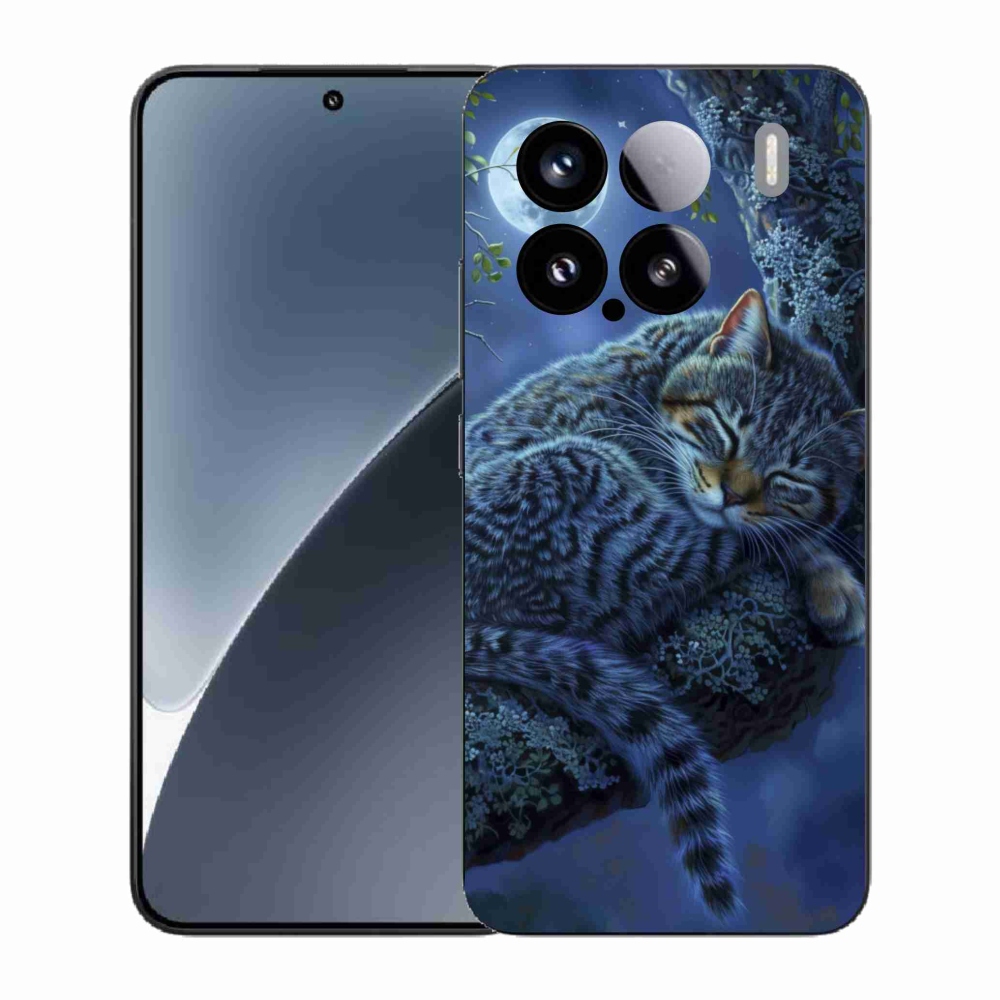 Gelový kryt mmCase na Xiaomi 15 - spící kočka