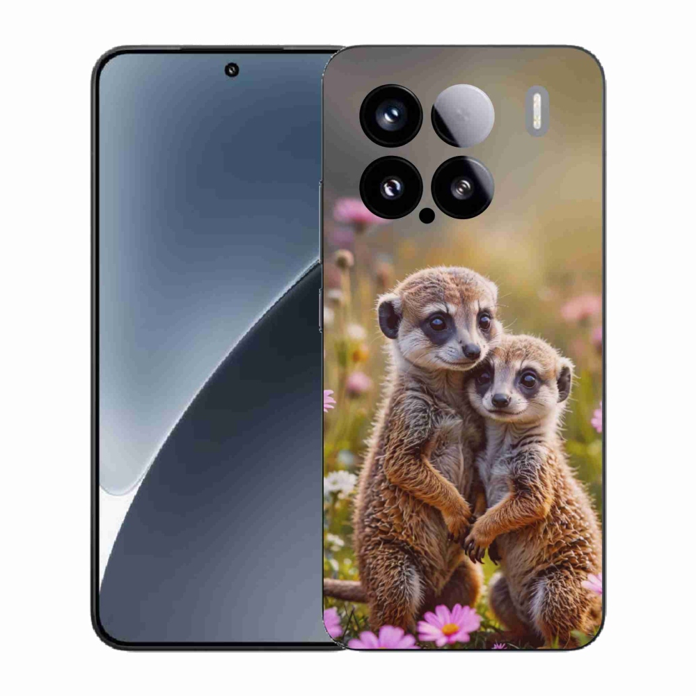 Gelový kryt mmCase na Xiaomi 15 - surikatí duo