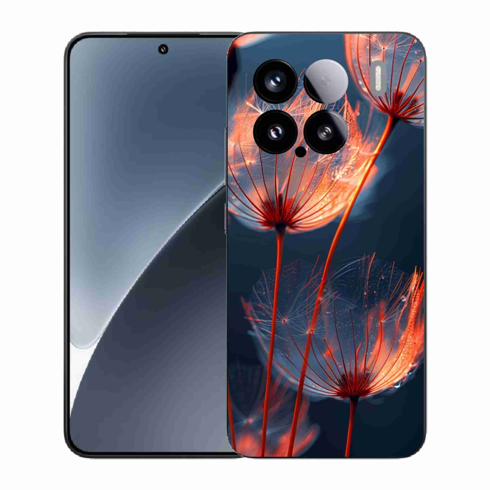 Gelový kryt mmCase na Xiaomi 15 - světélkující chmýří