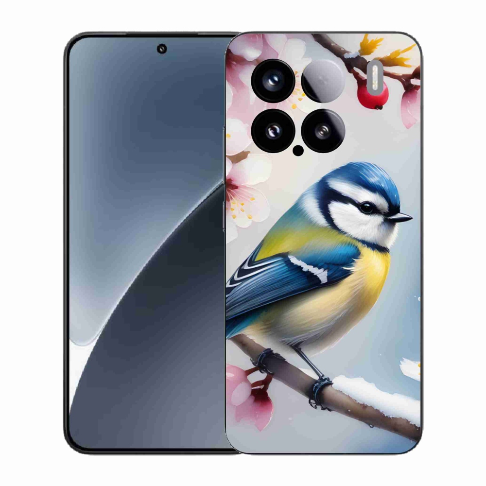 Gelový kryt mmCase na Xiaomi 15 - sýkorka