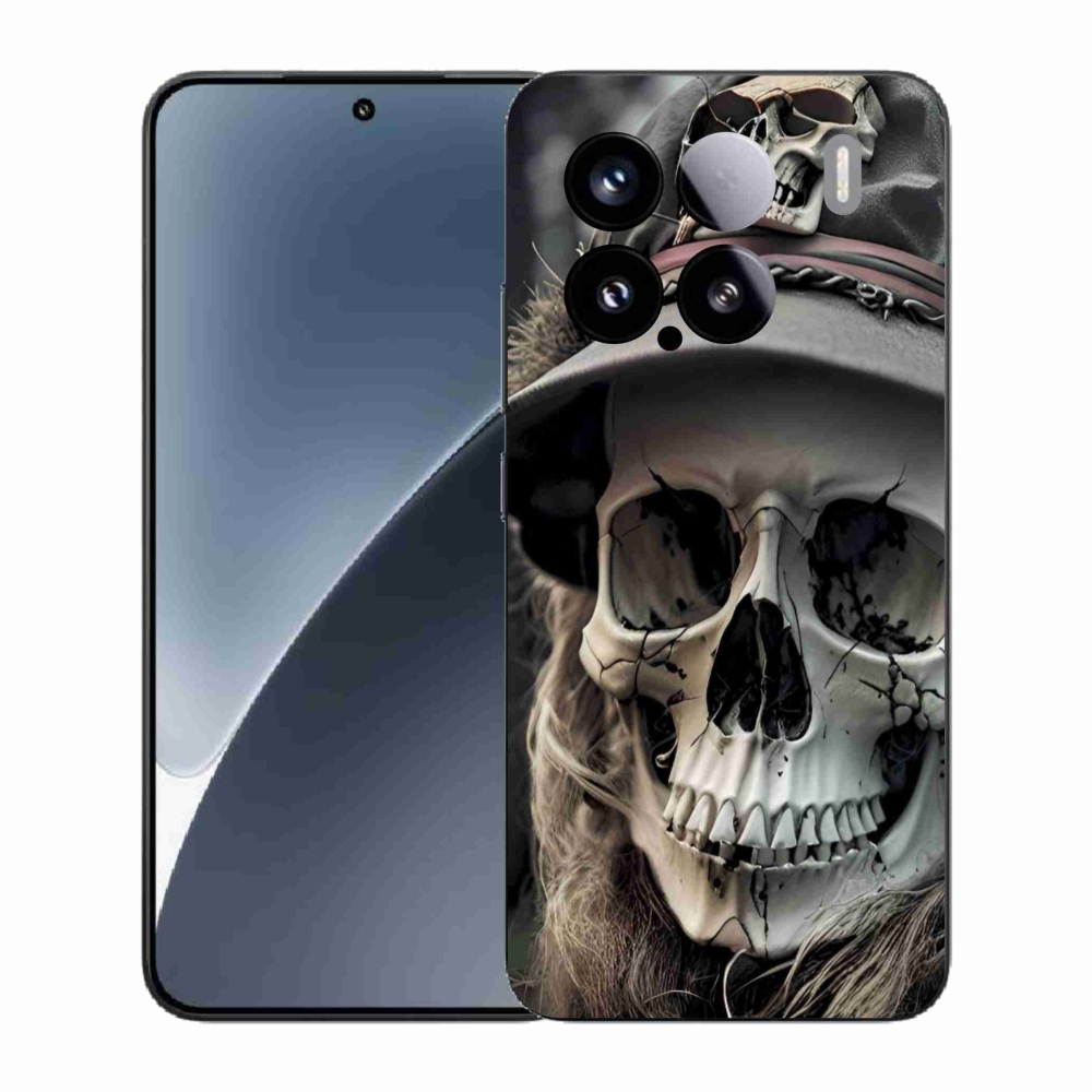 Gelový kryt mmCase na Xiaomi 15 - temná lebka