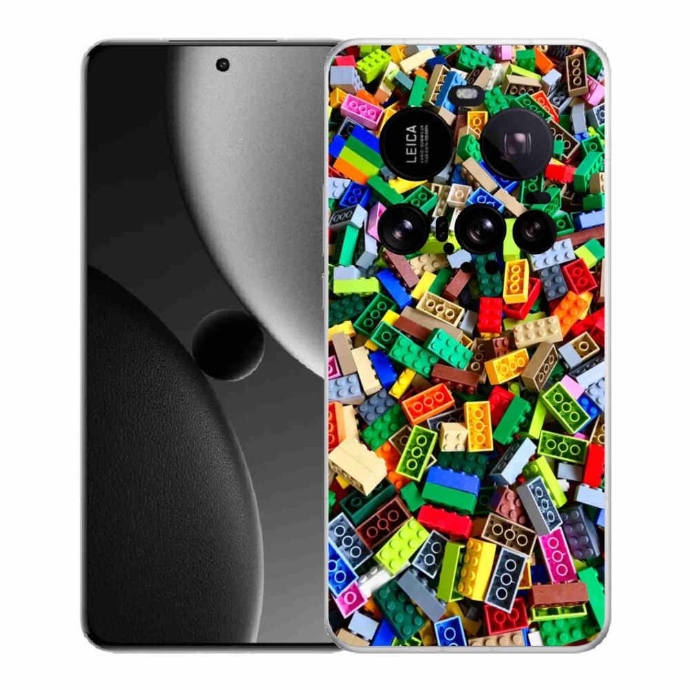 Gelový kryt mmCase na Xiaomi 15 Ultra - barevné stavební kostky